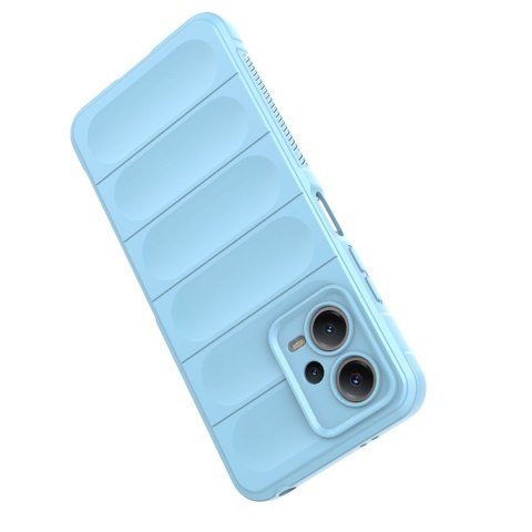 Etui elastyczny pokrowiec do Xiaomi Redmi Note 12 5G / Poco X5 5G Magic Shield Case jasnoniebieski Etui elastyczny pokrowiec do Xiaomi Redmi Note 12 5G / Poco X5 5G Magic Shield Case jasnoniebieski