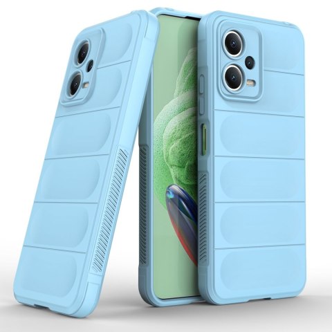 Etui elastyczny pokrowiec do Xiaomi Redmi Note 12 5G / Poco X5 5G Magic Shield Case jasnoniebieski Etui elastyczny pokrowiec do Xiaomi Redmi Note 12 5G / Poco X5 5G Magic Shield Case jasnoniebieski