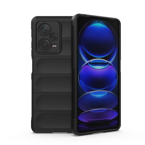 Etui elastyczny pokrowiec do Xiaomi Redmi Note 12 Pro+ Magic Shield Case czarny Etui elastyczny pokrowiec do Xiaomi Redmi Note 12 Pro+ Magic Shield Case czarny
