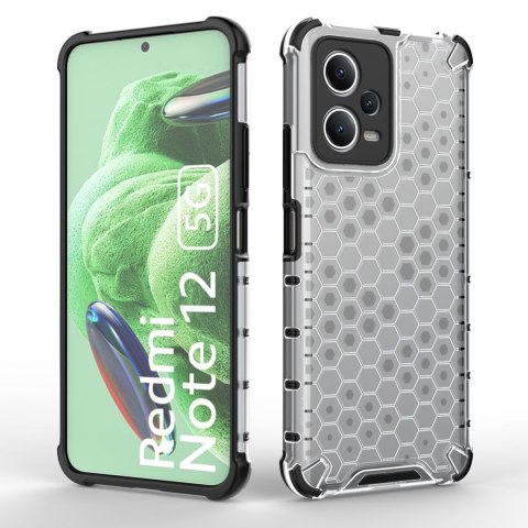 Etui pancerny hybrydowy pokrowiec do Xiaomi Redmi Note 12 5G / Poco X5 5G Honeycomb niebieski Etui pancerny hybrydowy pokrowiec do Xiaomi Redmi Note 12 5G / Poco X5 5G Honeycomb niebieski