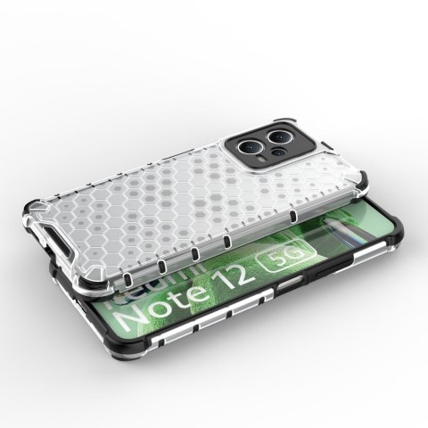Etui pancerny hybrydowy pokrowiec do Xiaomi Redmi Note 12 5G / Poco X5 5G Honeycomb niebieski Etui pancerny hybrydowy pokrowiec do Xiaomi Redmi Note 12 5G / Poco X5 5G Honeycomb niebieski