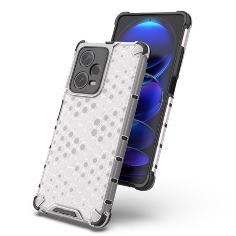Etui pancerny hybrydowy pokrowiec do Xiaomi Redmi Note 12 Pro+ Honeycomb czarny Etui pancerny hybrydowy pokrowiec do Xiaomi Redmi Note 12 Pro+ Honeycomb czarny