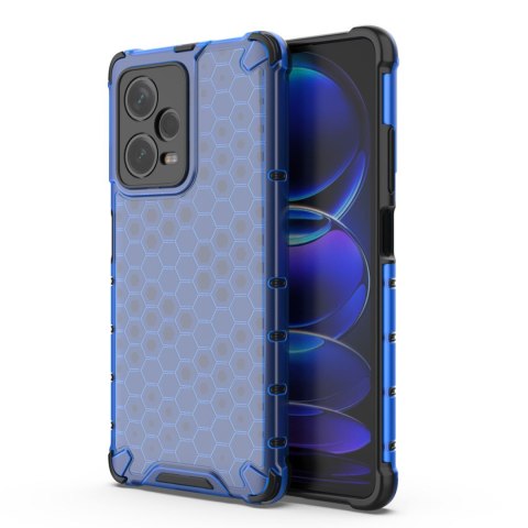 Etui pancerny hybrydowy pokrowiec do Xiaomi Redmi Note 12 Pro+ Honeycomb niebieski Etui pancerny hybrydowy pokrowiec do Xiaomi Redmi Note 12 Pro+ Honeycomb niebieski