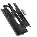 Etui pancerny pokrowiec do Samsung Galaxy S23 Ultra uchwyt magnetyczny Ring Armor czarny