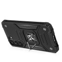 Etui pancerny pokrowiec do Samsung Galaxy S23 uchwyt magnetyczny Ring Armor czarny