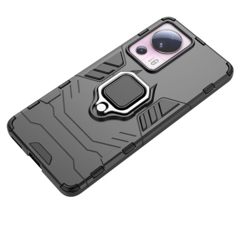 Etui pancerny pokrowiec do Xiaomi 13 Lite uchwyt magnetyczny Ring Armor czarny Etui pancerny pokrowiec do Xiaomi 13 Lite uchwyt magnetyczny Ring Armor czarny