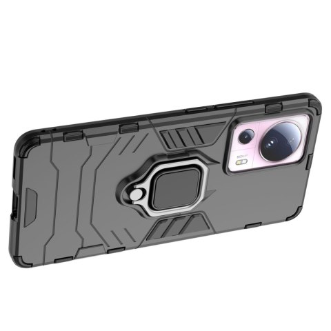Etui pancerny pokrowiec do Xiaomi 13 Lite uchwyt magnetyczny Ring Armor czarny Etui pancerny pokrowiec do Xiaomi 13 Lite uchwyt magnetyczny Ring Armor czarny