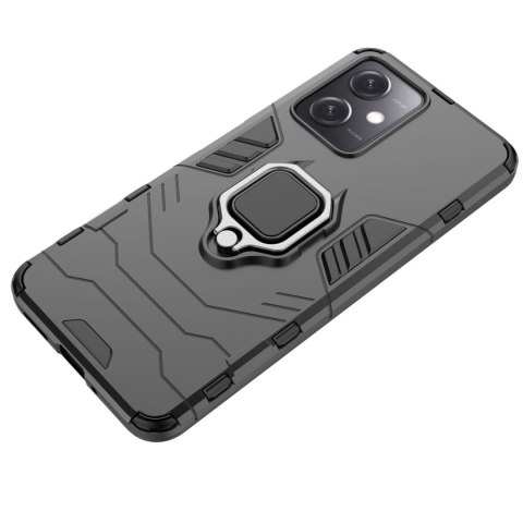 Etui pancerny pokrowiec do Xiaomi Redmi Note 12 5G / Poco X5 5G uchwyt magnetyczny Ring Armor czarny Etui pancerny pokrowiec do Xiaomi Redmi Note 12 5G / Poco X5 5G uchwyt magnetyczny Ring Armor czarny