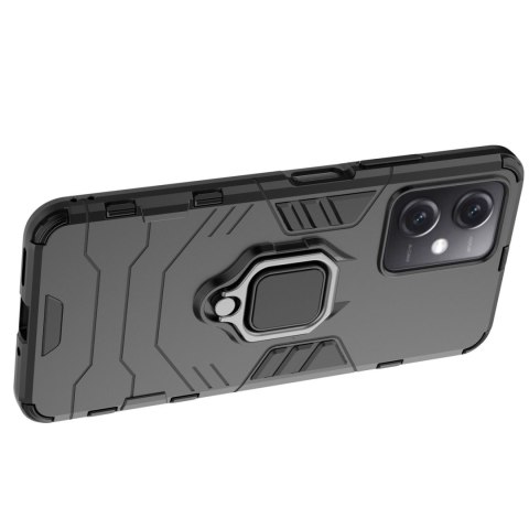 Etui pancerny pokrowiec do Xiaomi Redmi Note 12 5G / Poco X5 5G uchwyt magnetyczny Ring Armor czarny Etui pancerny pokrowiec do Xiaomi Redmi Note 12 5G / Poco X5 5G uchwyt magnetyczny Ring Armor czarny