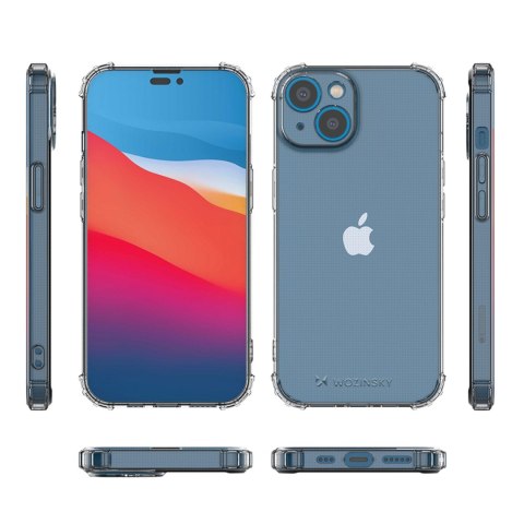Etui pancerny pokrowiec na iPhone 14 Plus Anti Shock przezroczyste Etui pancerny pokrowiec na iPhone 14 Plus Anti Shock przezroczyste