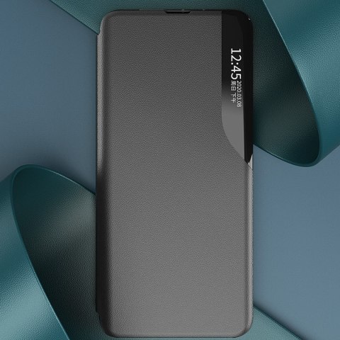 Etui pokrowiec z klapką i podstawką do Xiaomi Redmi 11A / Poco C55 / Redmi 12C Eco Leather czarne Etui pokrowiec z klapką i podstawką do Xiaomi Redmi 11A / Poco C55 / Redmi 12C Eco Leather czarne