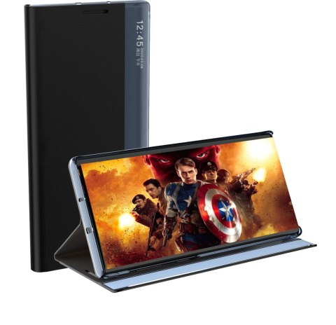 Etui pokrowiec z klapką i podstawką do Xiaomi Redmi 11A / Poco C55 / Redmi 12C New Sleep Case czarny Etui pokrowiec z klapką i podstawką do Xiaomi Redmi 11A / Poco C55 / Redmi 12C New Sleep Case czarny