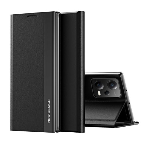 Etui pokrowiec z klapką i podstawką do Xiaomi Redmi Note 12 5G / Poco X5 5G Sleep Case Pro czarny Etui pokrowiec z klapką i podstawką do Xiaomi Redmi Note 12 5G / Poco X5 5G Sleep Case Pro czarny