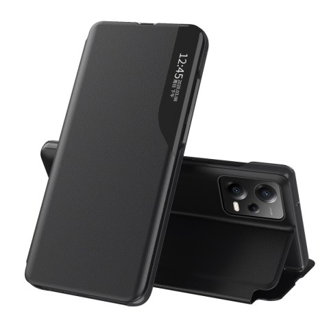 Etui pokrowiec z klapką i podstawką do Xiaomi Redmi Note 12 Pro+ Eco Leather czarne Etui pokrowiec z klapką i podstawką do Xiaomi Redmi Note 12 Pro+ Eco Leather czarne