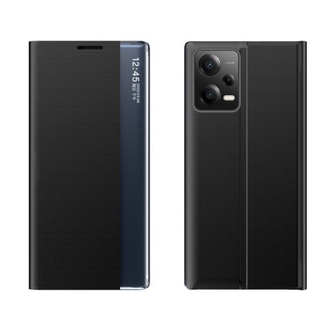 Etui pokrowiec z klapką i podstawką do Xiaomi Redmi Note 12 Pro+ New Sleep Case czarny Etui pokrowiec z klapką i podstawką do Xiaomi Redmi Note 12 Pro+ New Sleep Case czarny