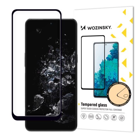 Szkło hartowane 9H na cały ekran OnePlus 10T / Ace Pro z czarną ramką Full Glue Tempered Glass Szkło hartowane 9H na cały ekran OnePlus 10T / Ace Pro z czarną ramką Full Glue Tempered Glass