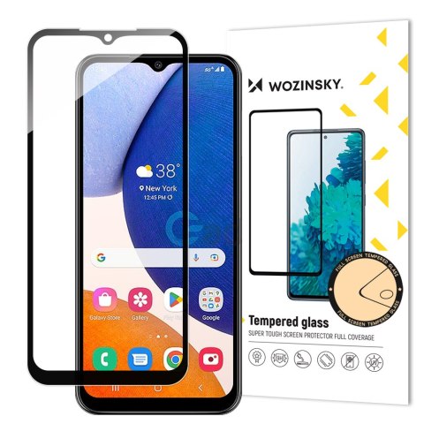 Szkło hartowane 9H na cały ekran Samsung Galaxy A14 5G / A14 z czarną ramką Full Glue Szkło hartowane 9H na cały ekran Samsung Galaxy A14 5G / A14 z czarną ramką Full Glue