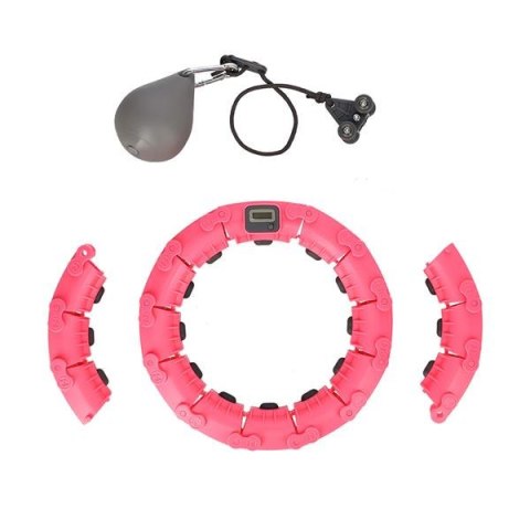 FH03 PINK HULA HOP Z OBCIĄŻNIKIEM I LICZNIKIEM STOCK FH03 PINK HULA HOP Z OBCIĄŻNIKIEM I LICZNIKIEM STOCK
