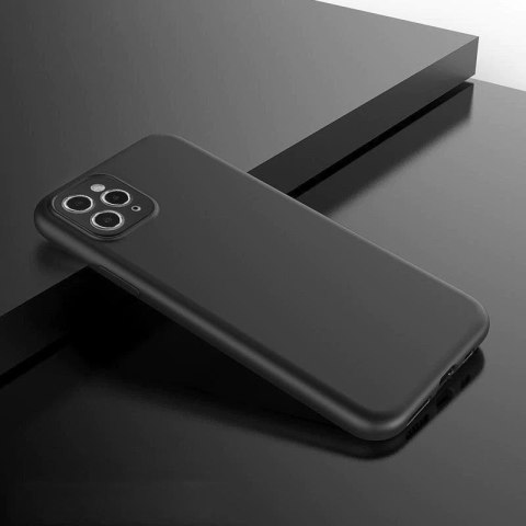 Cienki silikonowy pokrowiec etui do Xiaomi Redmi A2 / Redmi A1 Soft Case czarny Cienki silikonowy pokrowiec etui do Xiaomi Redmi A2 / Redmi A1 Soft Case czarny