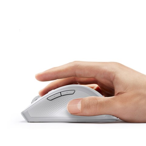 Ergonomiczna bezprzewodowa mysz myszka do komputera MU101 Bluetooth 2.4 GHz biała Ergonomiczna bezprzewodowa mysz myszka do komputera MU101 Bluetooth 2.4 GHz biała