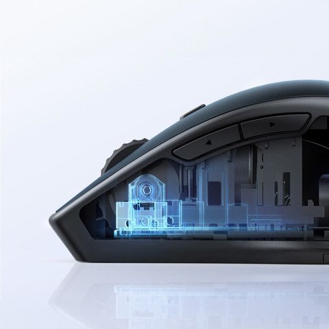 Ergonomiczna bezprzewodowa mysz myszka do komputera MU101 Bluetooth 2.4 GHz niebieska Ergonomiczna bezprzewodowa mysz myszka do komputera MU101 Bluetooth 2.4 GHz niebieska