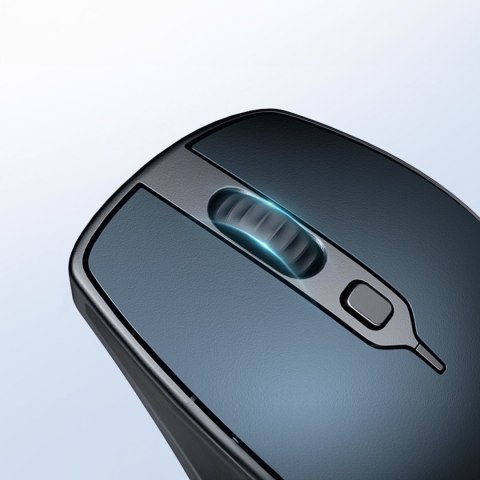 Ergonomiczna bezprzewodowa mysz myszka do komputera MU101 Bluetooth 2.4 GHz niebieska Ergonomiczna bezprzewodowa mysz myszka do komputera MU101 Bluetooth 2.4 GHz niebieska