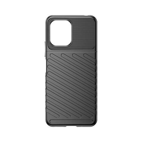 Pancerne elastyczne etui pokrowiec do Xiaomi Redmi 12 Thunder Case czarne Pancerne elastyczne etui pokrowiec do Xiaomi Redmi 12 Thunder Case czarne