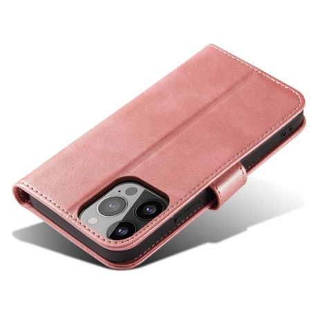 Pokrowiec etui z klapką i portfelem do Xiaomi Redmi Note 12 5G / Poco X5 5G Magnet Case różowe Pokrowiec etui z klapką i portfelem do Xiaomi Redmi Note 12 5G / Poco X5 5G Magnet Case różowe