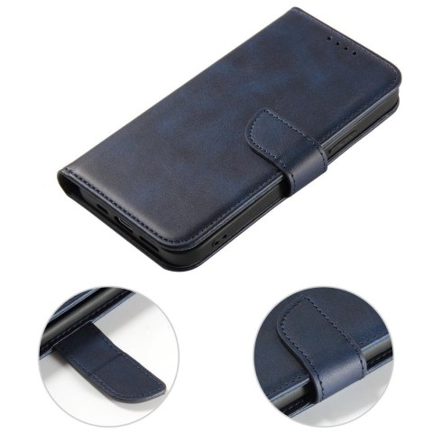 Pokrowiec etui z klapką i portfelem do Xiaomi Redmi Note 12 Pro+ Magnet Case niebieskie Pokrowiec etui z klapką i portfelem do Xiaomi Redmi Note 12 Pro+ Magnet Case niebieskie