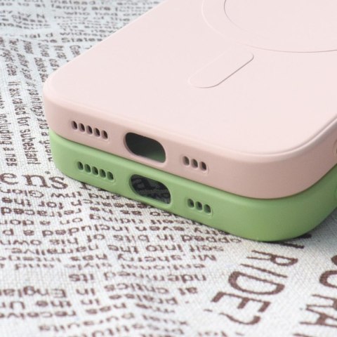 Silikonowe etui z MagSafe do iPhone 15 Pro Silicone Case kremowe Silikonowe etui z MagSafe do iPhone 15 Pro Silicone Case kremowe
