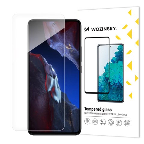 Szkło hartowane 9H na ekran Xiaomi Poco F5 Pro Tempered Glass czarne Szkło hartowane 9H na ekran Xiaomi Poco F5 Pro Tempered Glass czarne