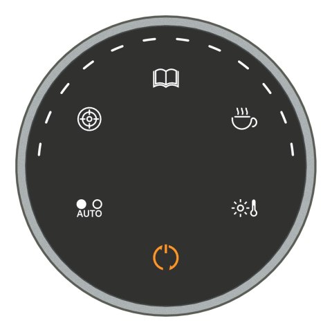 Bezprzewodowa RF 2.4GHz lampka LED oświetlenie na monitor ekran USB-C czarny Bezprzewodowa RF 2.4GHz lampka LED oświetlenie na monitor ekran USB-C czarny