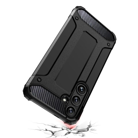 Etui pancerne wzmacniane do Samsung Galaxy S24+ Hybrid Armor czarne Etui pancerne wzmacniane do Samsung Galaxy S24+ Hybrid Armor czarne