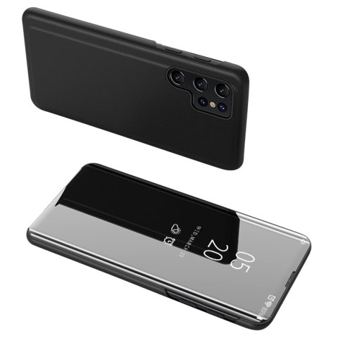 Etui pokrowiec do Samsung S24 Ultra z klapką Clear View Case czarne Etui pokrowiec do Samsung S24 Ultra z klapką Clear View Case czarne