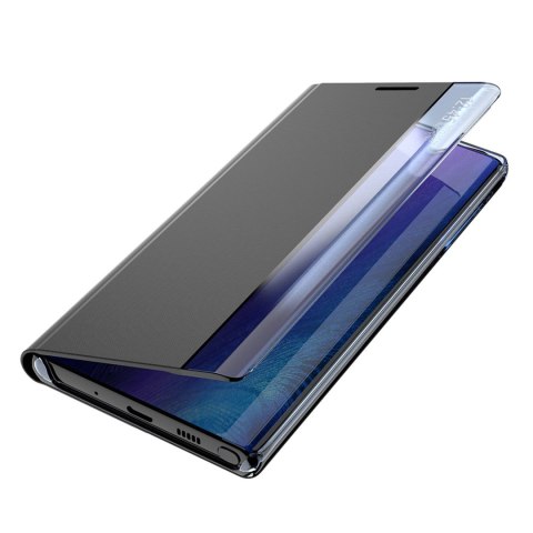 Etui pokrowiec do Samsung S24 Ultra z magnetyczą klapką New Sleep View Case czarne Etui pokrowiec do Samsung S24 Ultra z magnetyczą klapką New Sleep View Case czarne