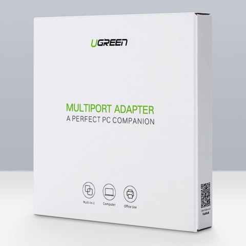 HUB Adapter sieciowy USB-A - RJ45 1000 Mbps / 3x USB 3.0 czarny HUB Adapter sieciowy USB-A - RJ45 1000 Mbps / 3x USB 3.0 czarny