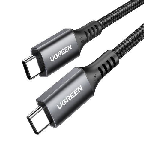 Kabel przewód USB-C 100W 5A PD 480Mbps 3m szary Kabel przewód USB-C 100W 5A PD 480Mbps 3m szary