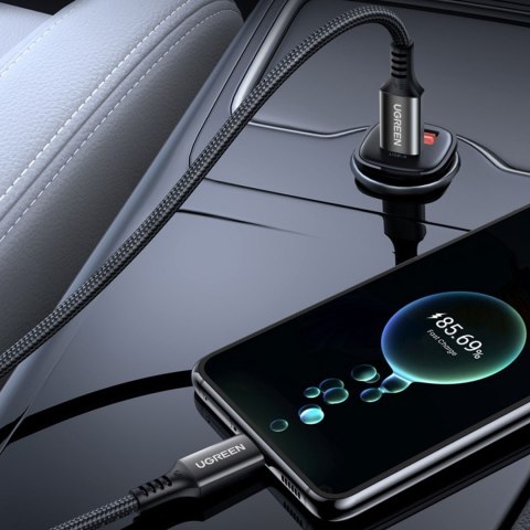 Kabel przewód USB-C 100W 5A PD 480Mbps 3m szary Kabel przewód USB-C 100W 5A PD 480Mbps 3m szary