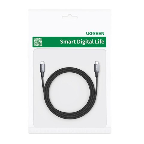 Kabel przewód USB-C 100W 5A PD 480Mbps 3m szary Kabel przewód USB-C 100W 5A PD 480Mbps 3m szary
