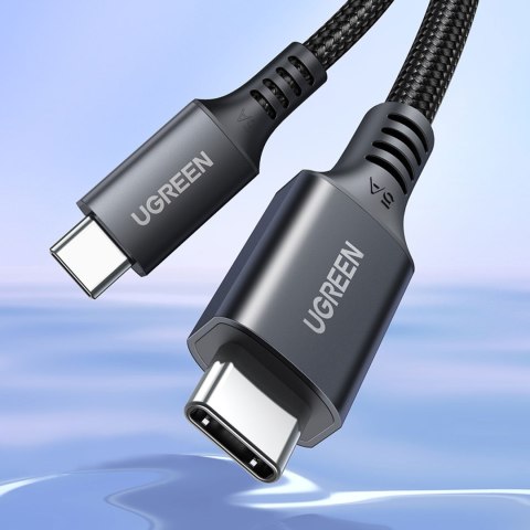 Kabel przewód USB-C 100W 5A PD 480Mbps 3m szary Kabel przewód USB-C 100W 5A PD 480Mbps 3m szary