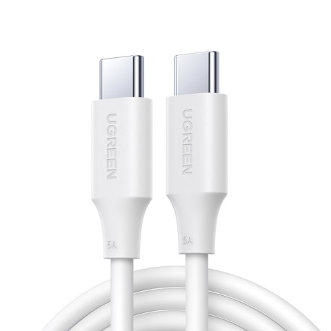 Kabel przewód USB-C PD QC 100W 5A 480Mb/s 2m biały Kabel przewód USB-C PD QC 100W 5A 480Mb/s 2m biały