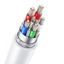 Kabel przewód USB-C PD QC 100W 5A 480Mb/s 2m biały
