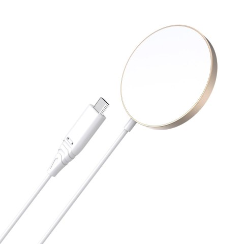 Ładowarka magnetyczna bezprzewodowa 15W MagSafe do iPhone 12/13/14 złota Ładowarka magnetyczna bezprzewodowa 15W MagSafe do iPhone 12/13/14 złota