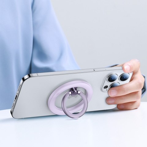 Magnetyczny uchwyt na telefon na palec MagSafe fioletowy Magnetyczny uchwyt na telefon na palec MagSafe fioletowy