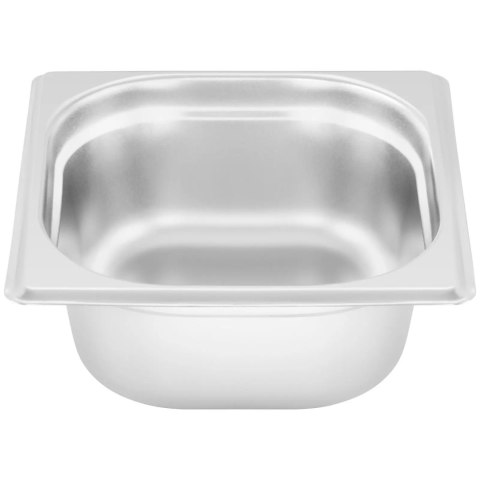 Pojemnik gastronomiczny GN 1/6 65 mm 1.6 l stal nierdzewna Pojemnik gastronomiczny GN 1/6 65 mm 1.6 l stal nierdzewna
