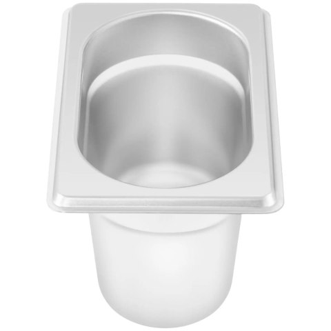 Pojemnik gastronomiczny GN 1/9 100 mm 0.9 l stal nierdzewna Pojemnik gastronomiczny GN 1/9 100 mm 0.9 l stal nierdzewna
