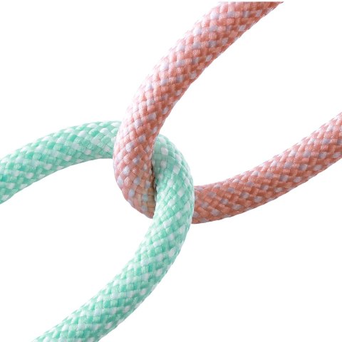 Kabel przewód USB-C 60W szybki transfer Multi-Color Series 1m różowy Kabel przewód USB-C 60W szybki transfer Multi-Color Series 1m różowy