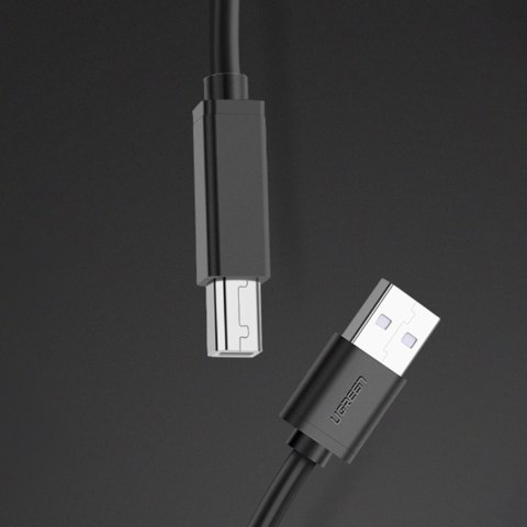 Kabel przewód do drukarki skanera USB-B - USB-A 2.0 15m czarny Kabel przewód do drukarki skanera USB-B - USB-A 2.0 15m czarny