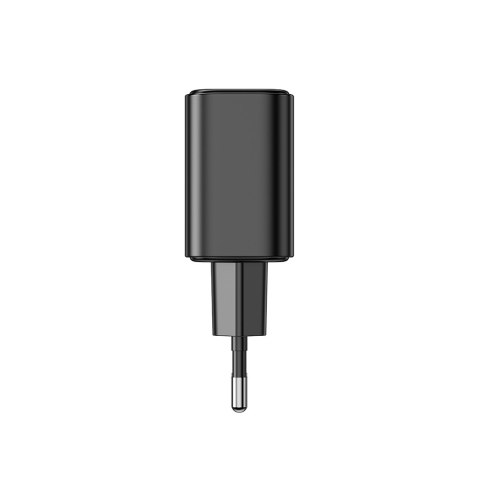 Ładowarka sieciowa USB-A USB-C PD 20W + kabel USB-C JR-TCF05 czarna Ładowarka sieciowa USB-A USB-C PD 20W + kabel USB-C JR-TCF05 czarna