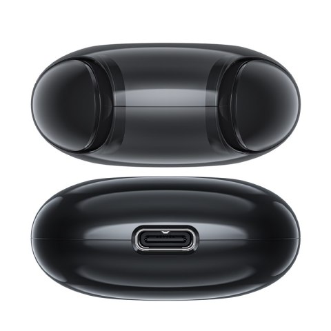 Słuchawki bezprzewodowe T9 Bluetooth 5.3 douszne USB-C czarne Słuchawki bezprzewodowe T9 Bluetooth 5.3 douszne USB-C czarne